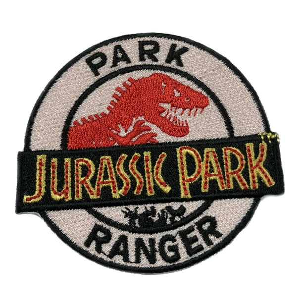 Jurassic Park Jurassic World Movie Ranger Logo Embroidered Iron-on Patch